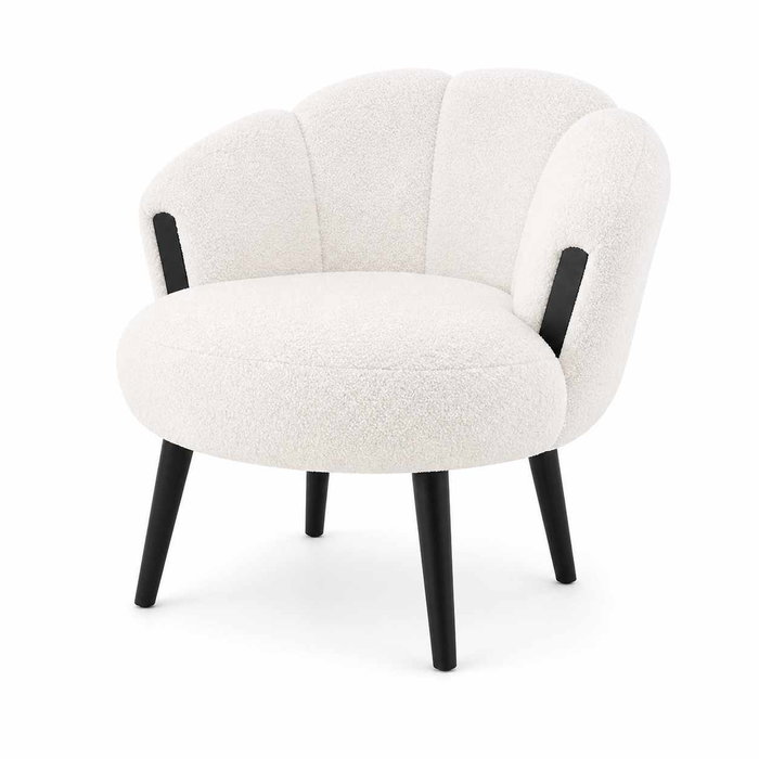Atelier Del Sofa Silla Wing Blanco y Negro